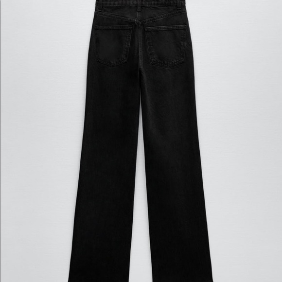 ZARA Ripped Wide Leg Jeans - Picture 11 of 12